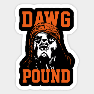 dawg pound Sticker